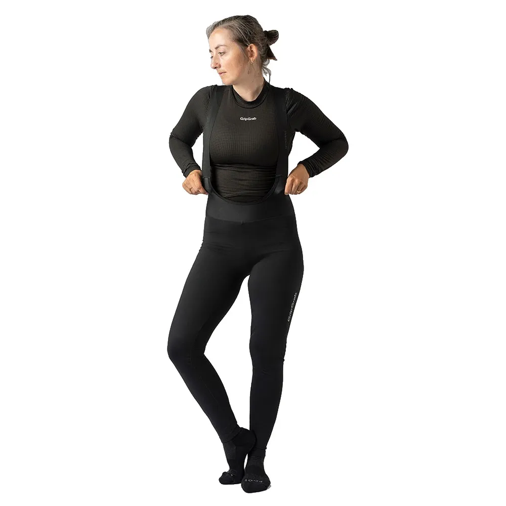 

Тайтсы GripGrab Pacr Water-Resistant No Pad bib, черный