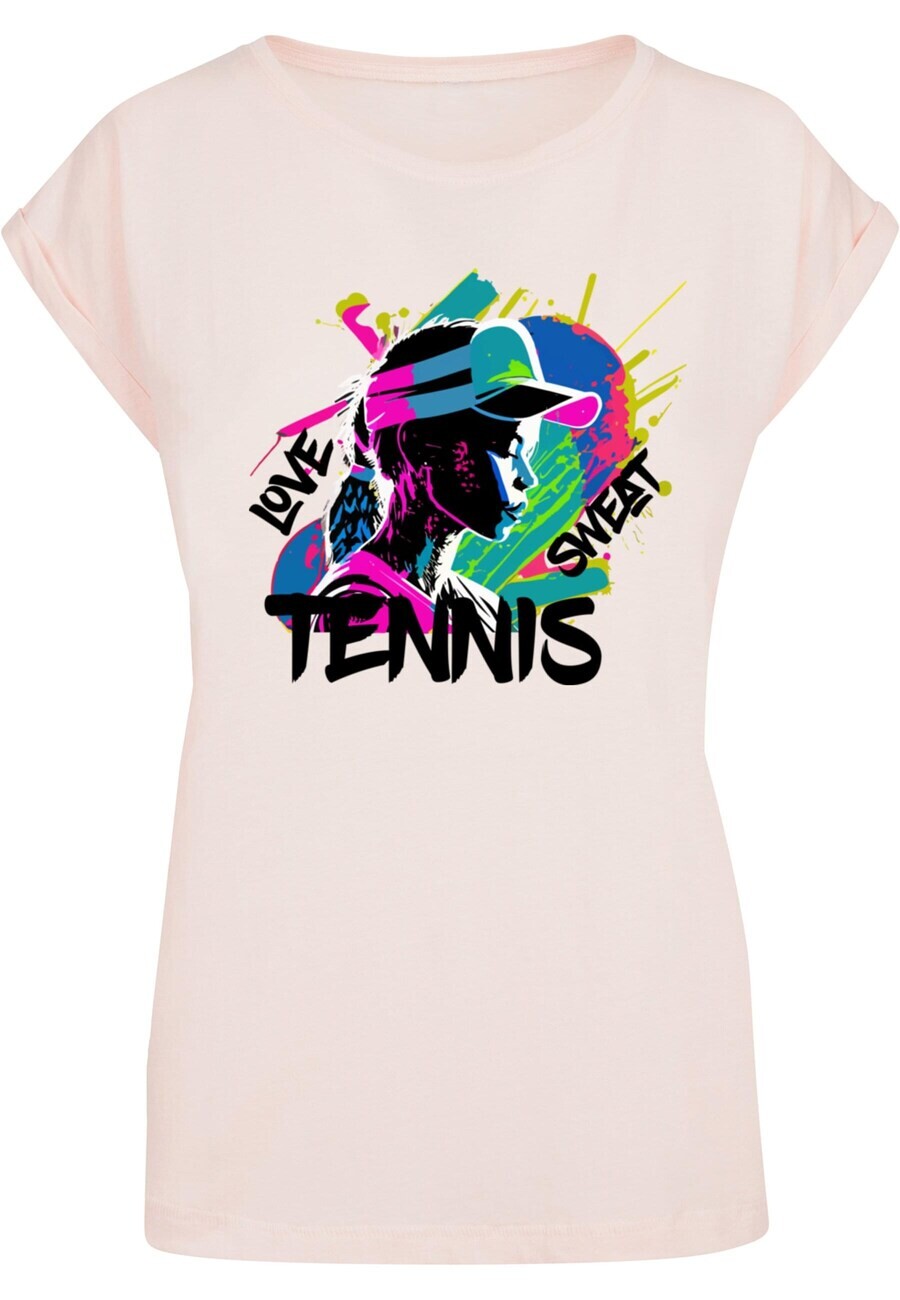 

Футболка Merchcode Shirt Tennis Love, Sweat, светло-розовый