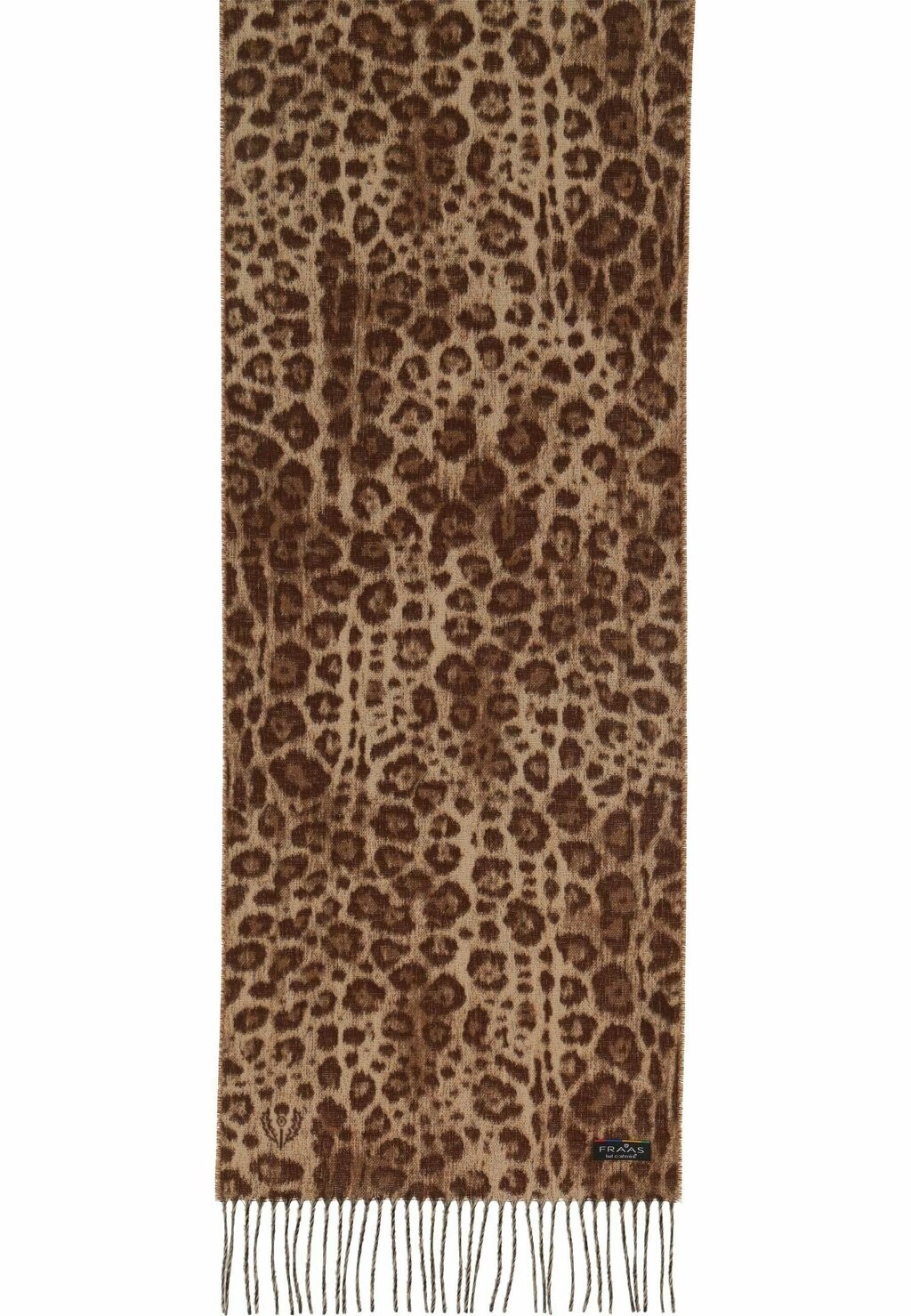 

Шарф ANIMAL LEO CASHMINK MADE IN GERMANY FRAAS, коричневый