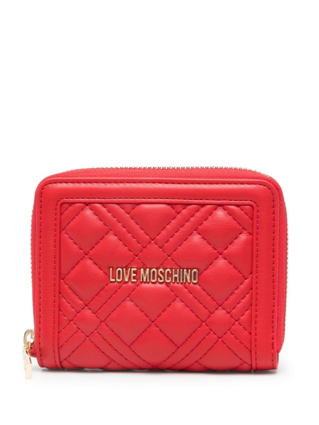 

Кошелек Love Moschino из матлассе, красный