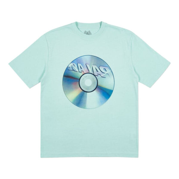 

Футболка PALACE CD T-Shirt Duck Egg Blue Alphabet Printing Short Sleeve Unisex, синий