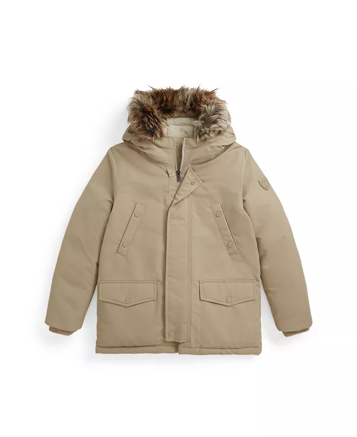 

Парка с отделкой из искусственного меха Big Boys Polo Ralph Lauren, загар/бежевый