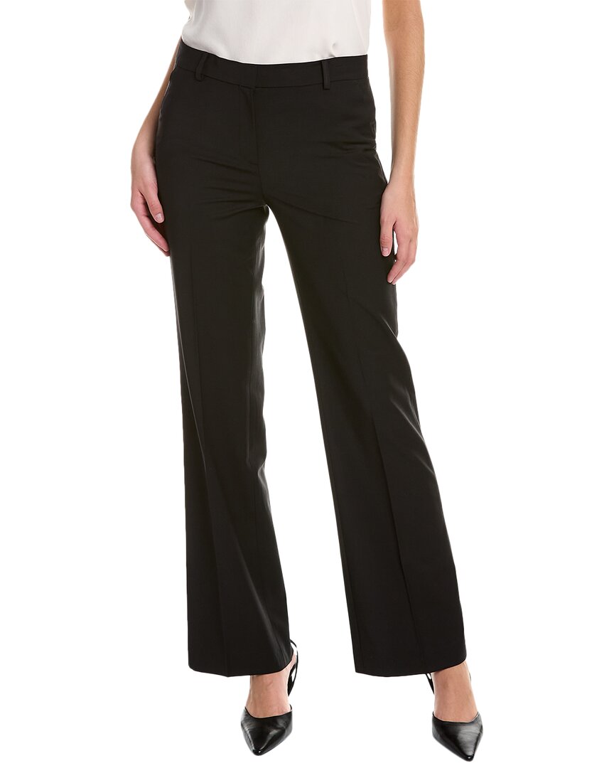 

Брюки Brooks Brothers из смеси шерсти, черный