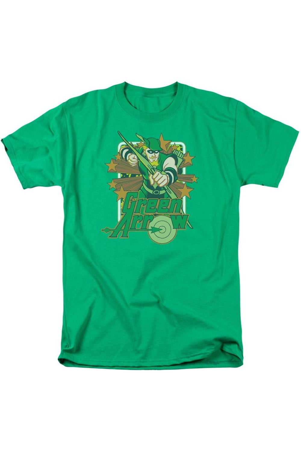 

Футболка с коротким рукавом для взрослых DC Comics Green Arrow Stars Gildan