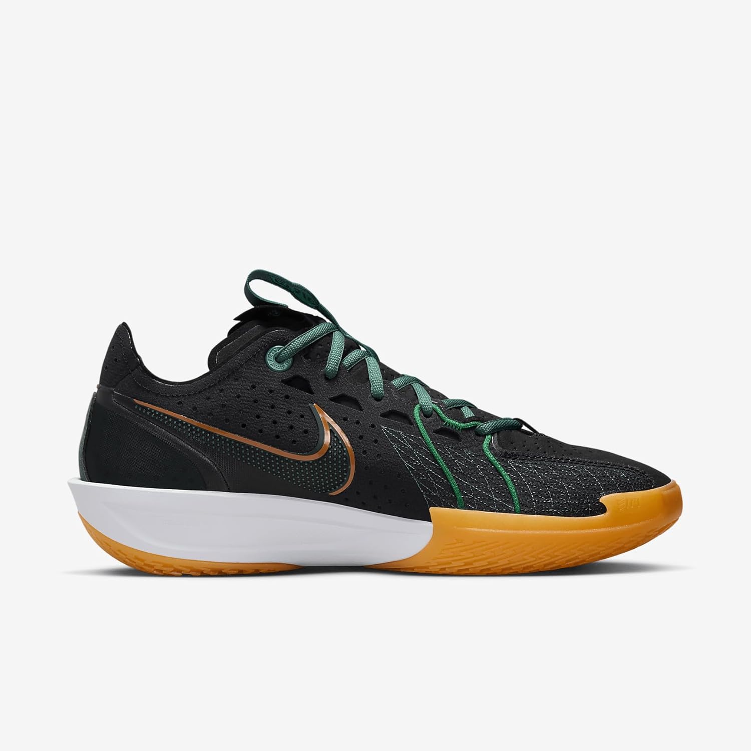 Баскетбольные кроссовки Nike GT Cut 3 для мужчин, Black Vintage Green — фото 3