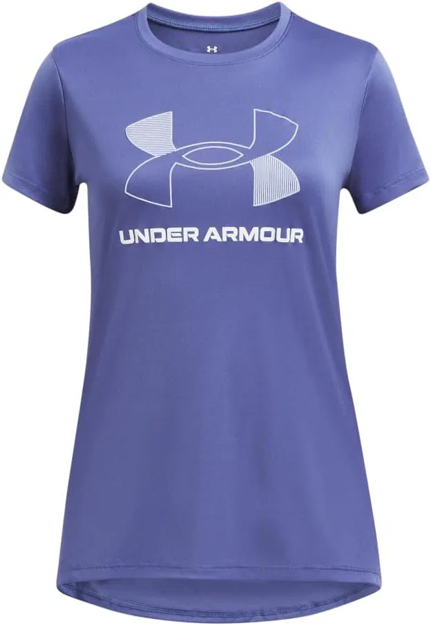 Футболка детская Under Armour Tech Big Logo, Starlight/White