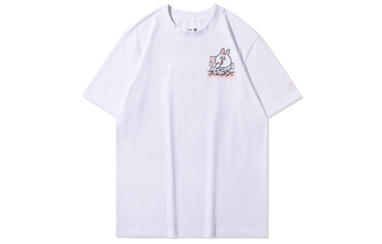 

Футболка LiNing x LINE FRIENDS унисекс, белый