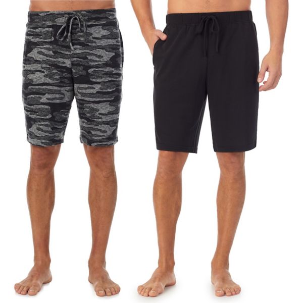 

Мужской комплект из 2 пижамных шорт из французского трикотажа Cuddl Duds, цвет grey camo