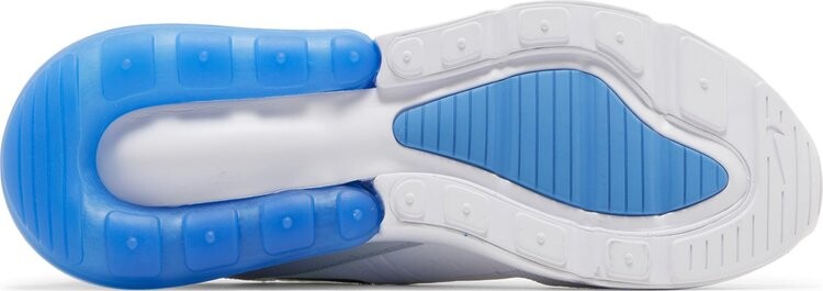 Кроссовки Air Max 270 GS 'White Light Photo Blue', белый — фото 4