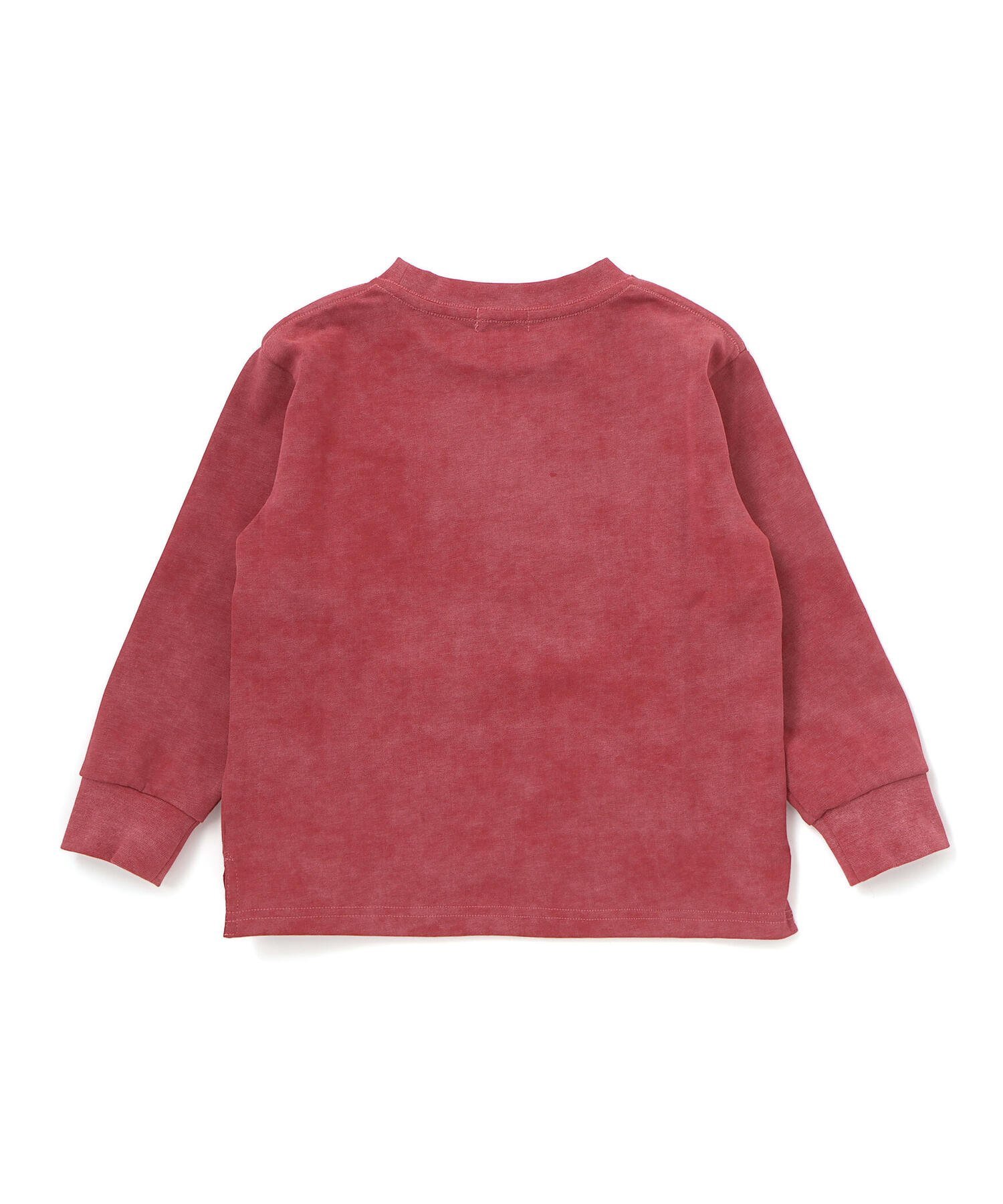 Длинная футболка с карманом-кенгуру (95–150 см) BeBe Petits Pois Vert, Red — фото 4