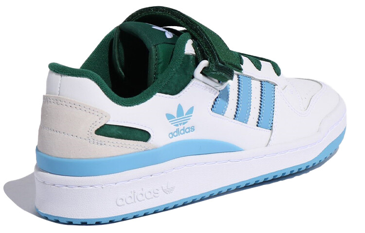 Кроссовки Adidas Originals Forum Low White Blue Green — фото 4
