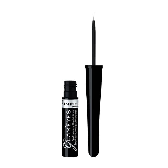 

Подводка для глаз 001 Black Glamour, 3,5 мл Rimmel, Glam Eyes Professional