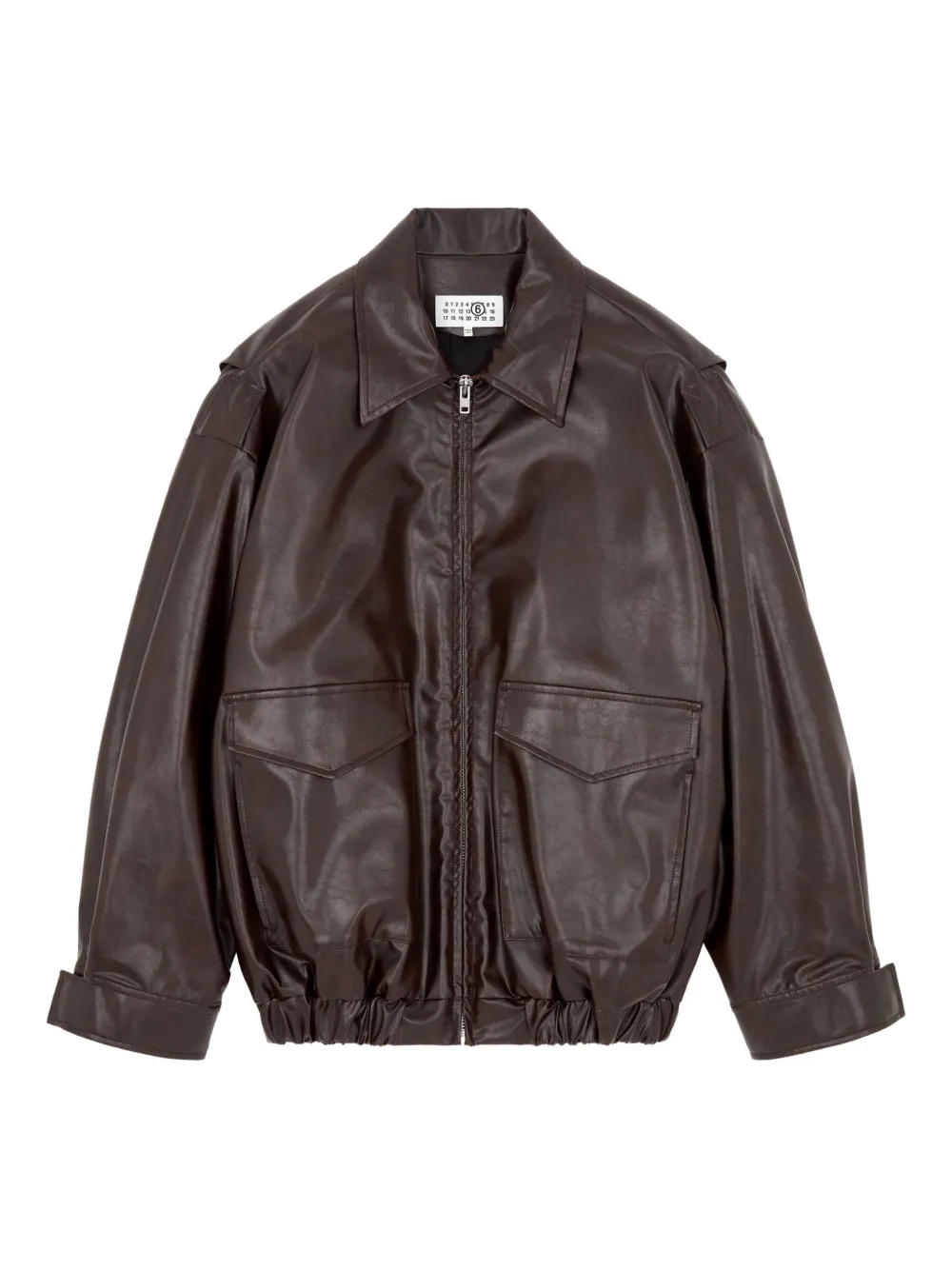

Бомбер с карманами MM6 Maison Margiela, красный