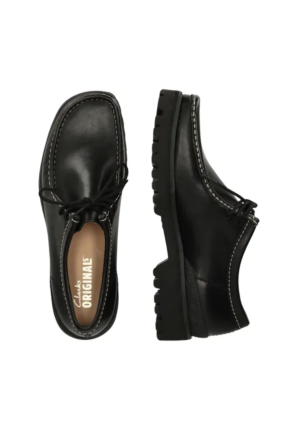 Ботинки повседневные Clarks Originals Walla yukoner, черная кожа — фото 3