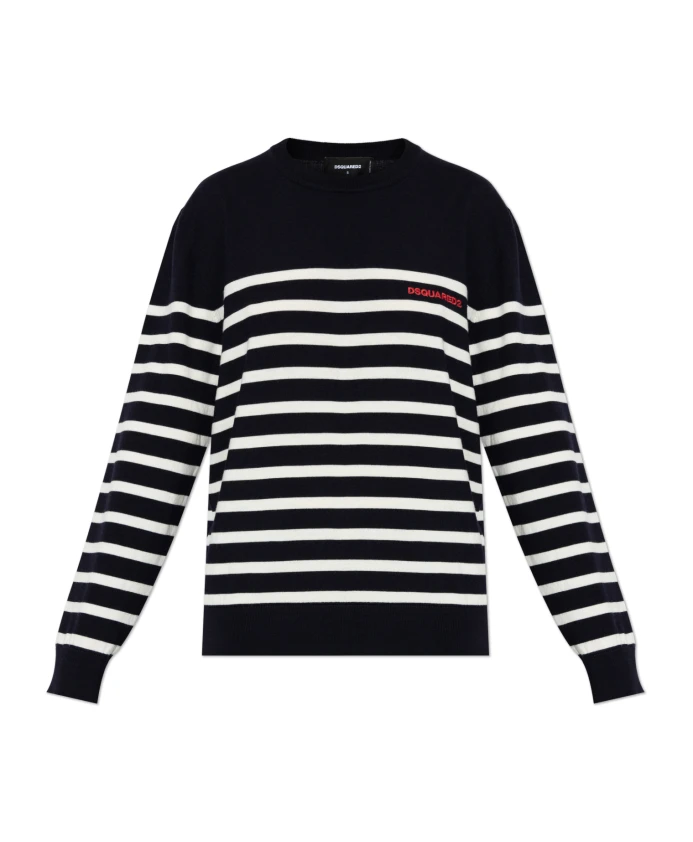 

Свитер с логотипом Dsquared2, синий