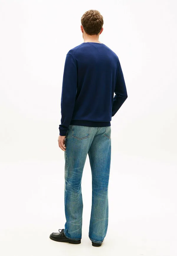 Джемпер с круглым вырезом в стиле smart casual Tommy Hilfiger, Navy Iris — фото 3