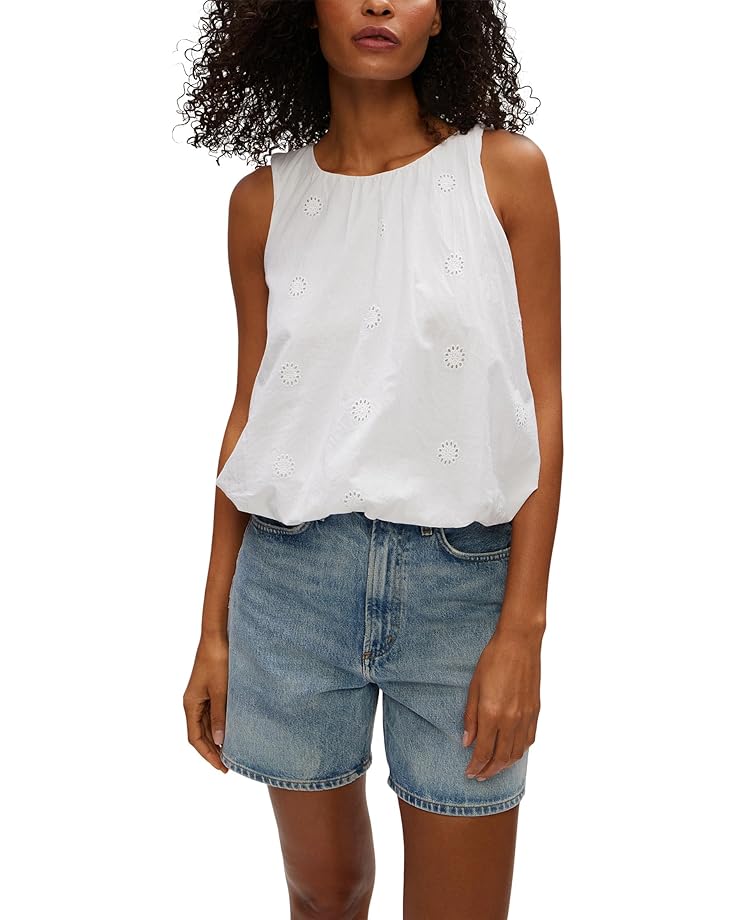 

Топ Michael Stars Hazel Bubble Top, белый