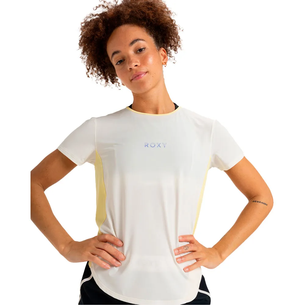 

Футболка с коротким рукавом Roxy Bold Moves 2.0 Mesh, белый