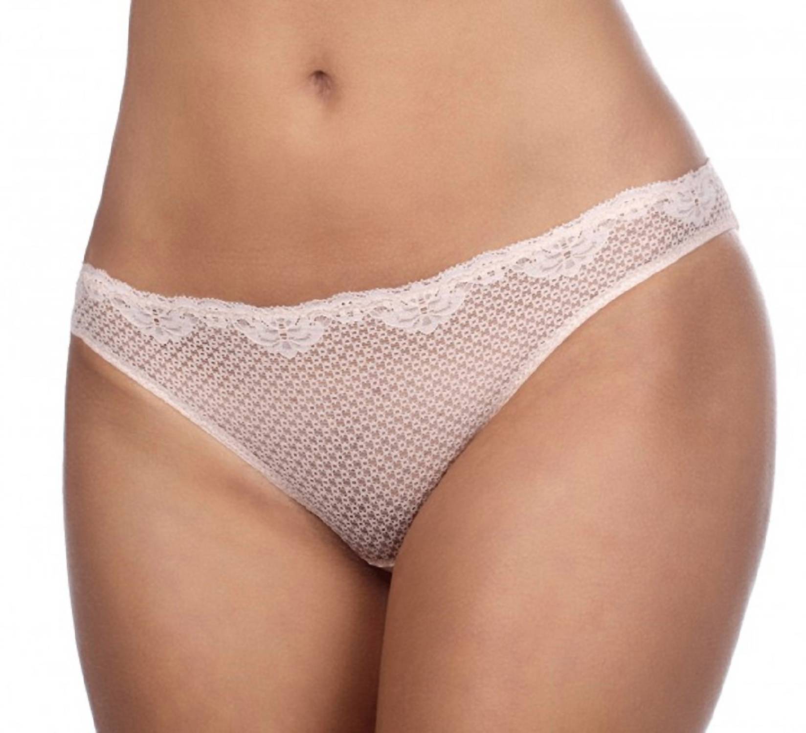 

Дуэт кружевной бикини с низкой посадкой в бежевом цвете Timpa Lingerie