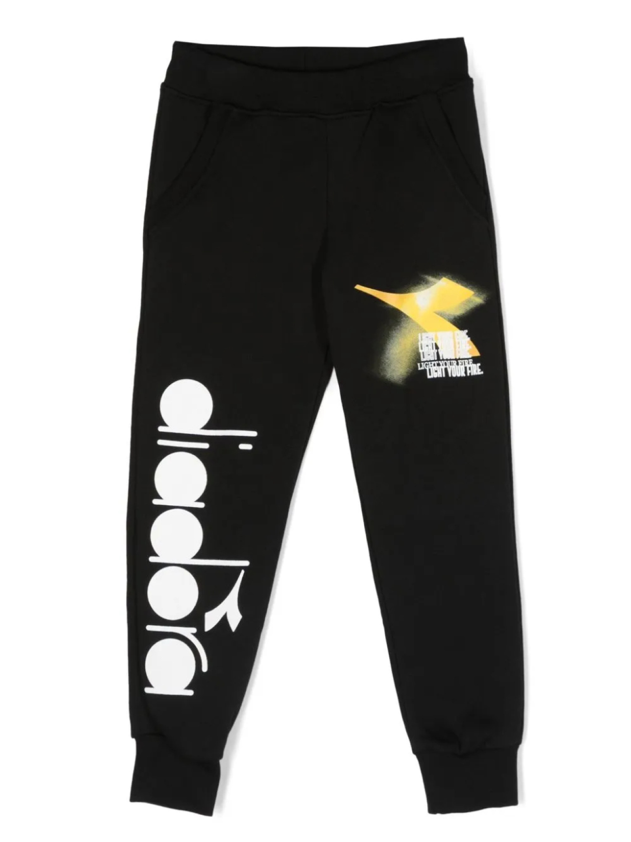 

Diadora Junior спортивные брюки с логотипом, черный