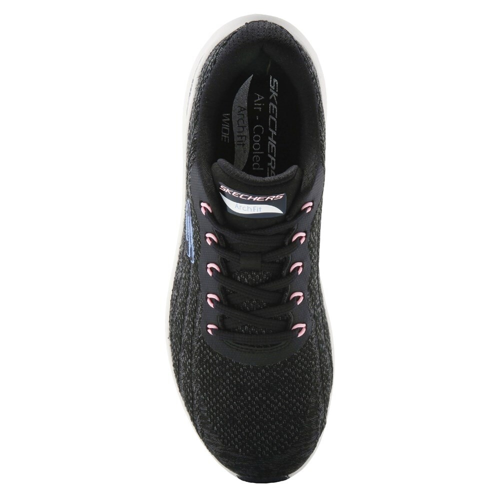 Женские кроссовки Arch Fit 2.0 среднего/широкого размера Skechers, черный — фото 4