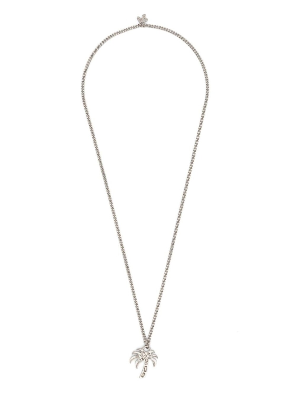

Ожерелье из пальмовых страз Palm Angels, серебряный