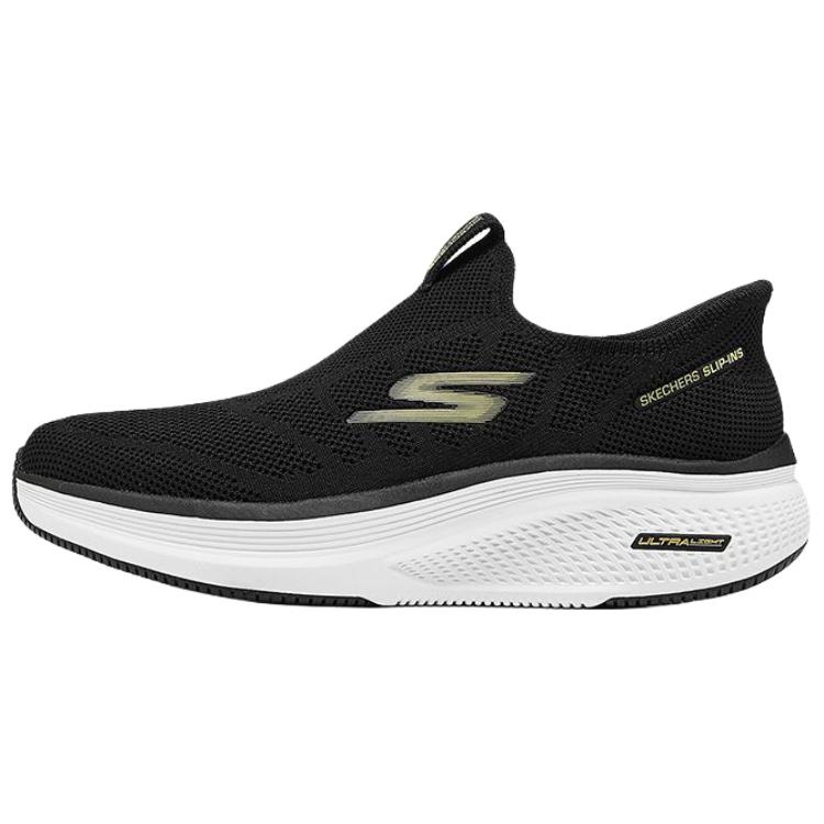 

Skechers Низкие повседневные туфли-слипоны мужские, черно-золотые