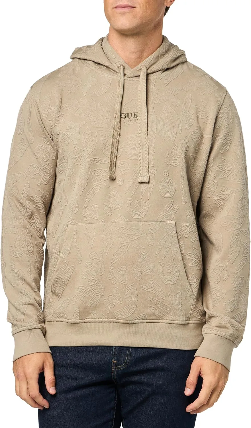 

Мужской худи GUESS Eco Jacquard