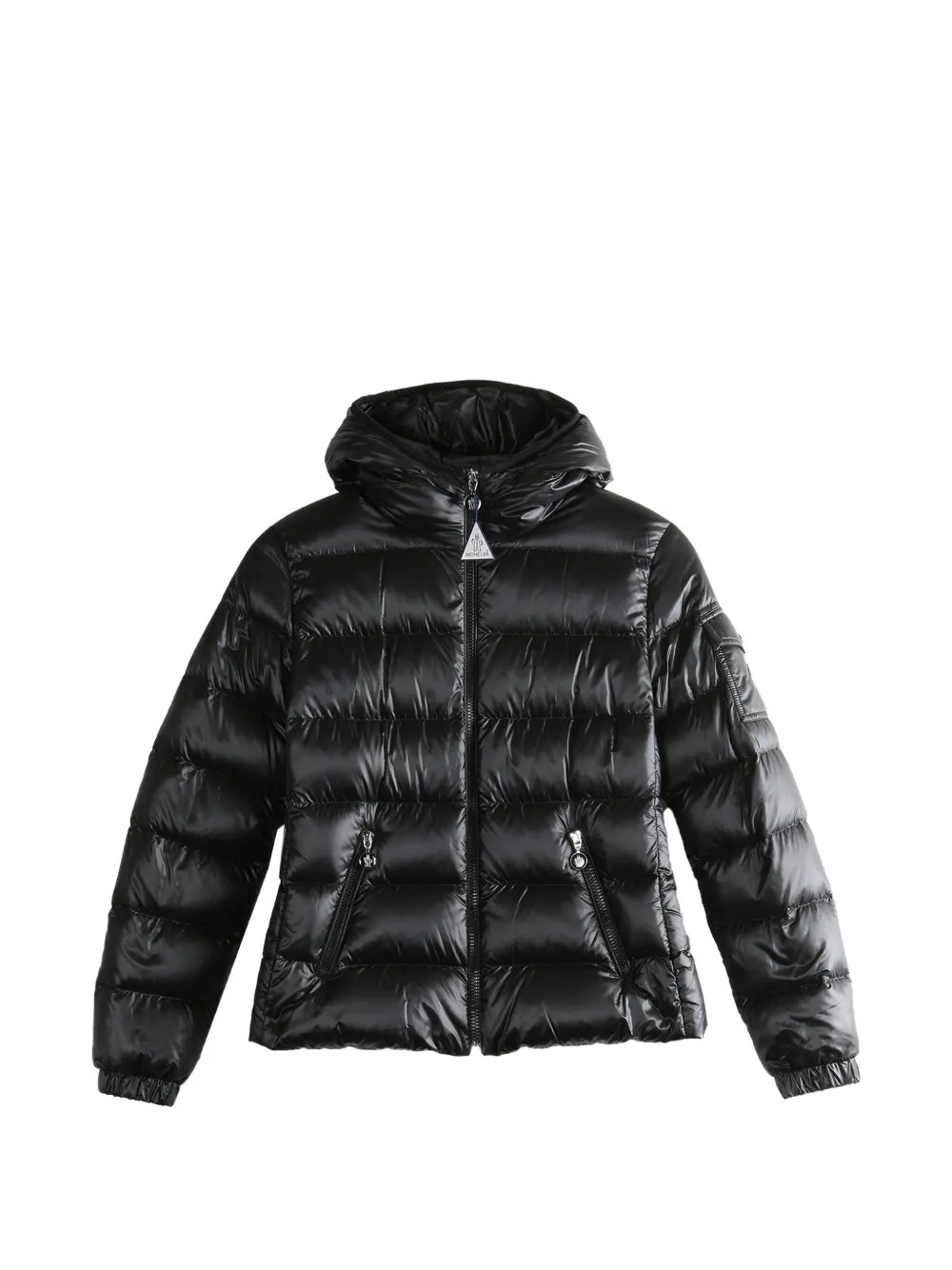 Куртка на молнии с капюшоном Moncler, черный