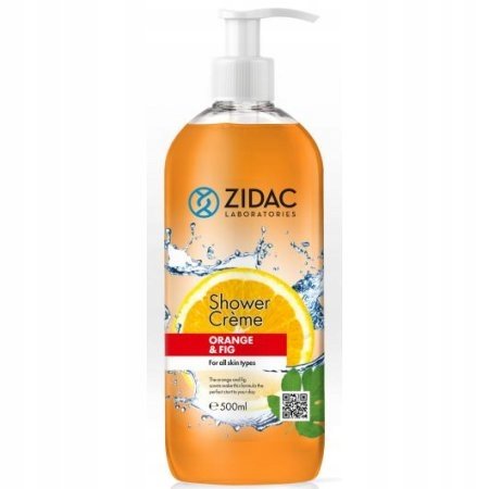 

Zidac, крем для душа с инжиром и апельсином, с дозатором, 500 мл