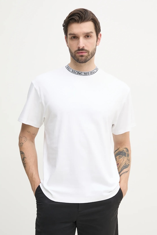 

Футболка хлопковая BRANDED COLLAR TEE Red Bull Racing X Pepe Jeans, белый
