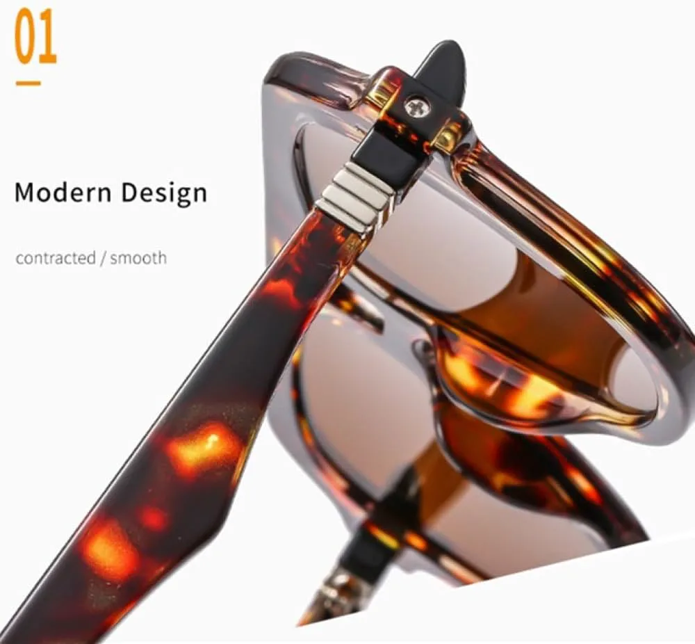 

Солнцезащитные очки 2027 года для женщин, ретро-градиентные, с защитой от УФ-излучения UV400, модные мужские солнцезащитные очки с заклепками MTZJH, Green