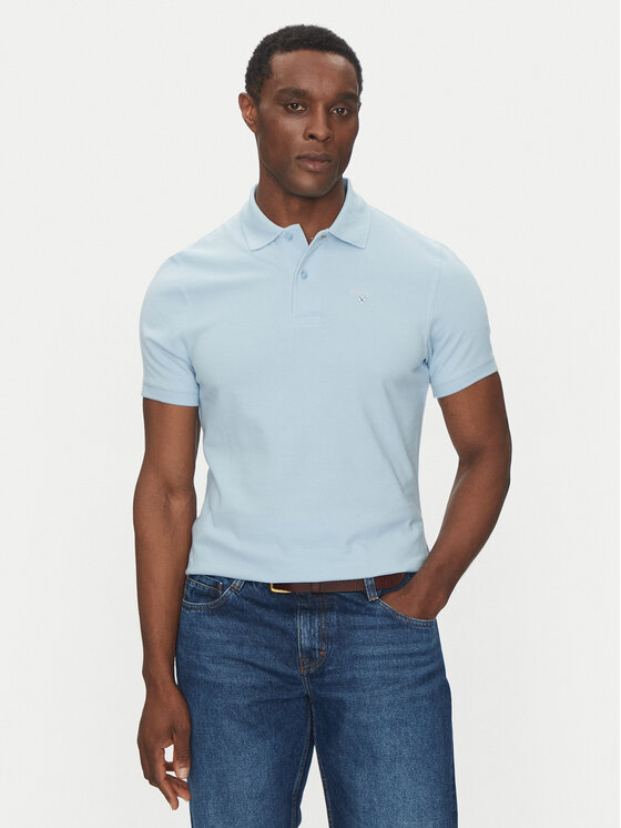 

Рубашка поло приталенная Original Sports MML0358BL32 Barbour, голубой