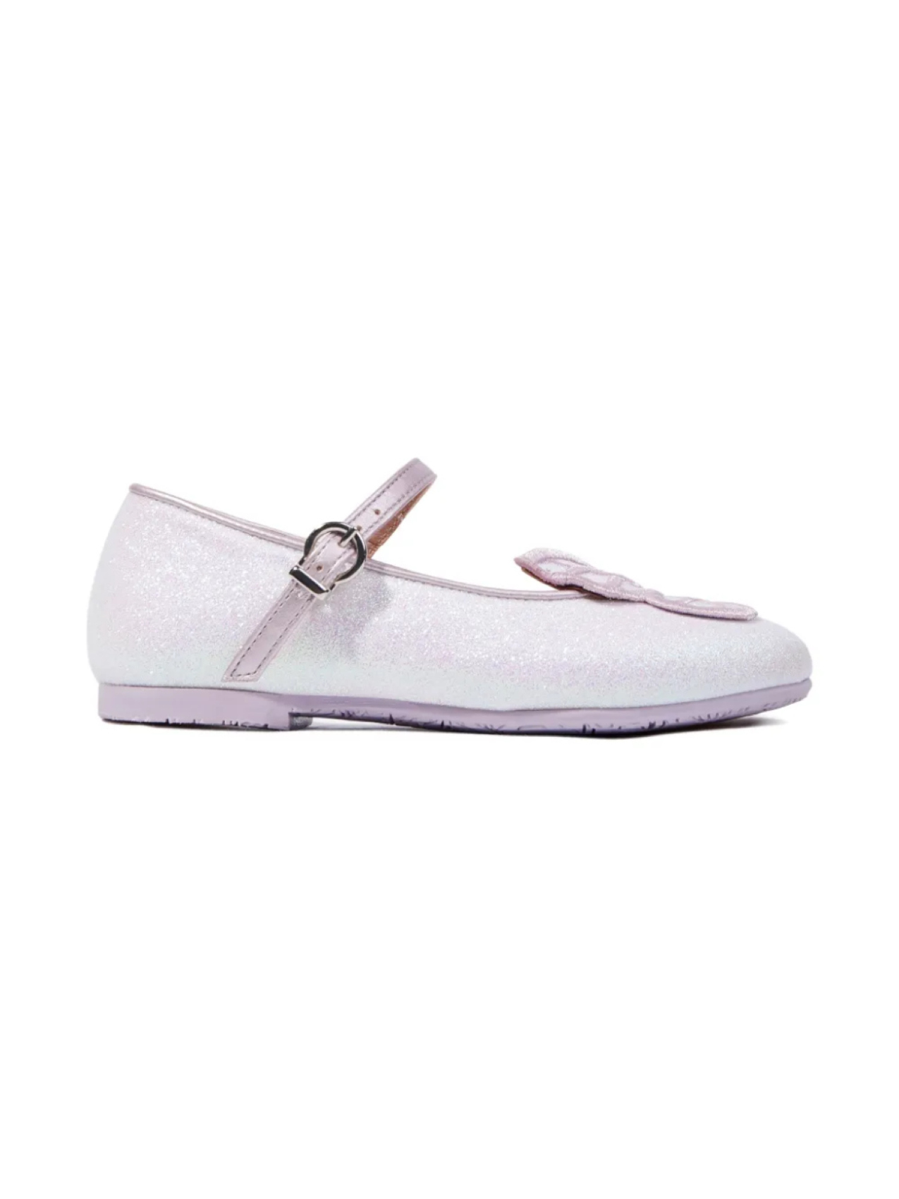 

Балетки с вышитыми бабочками Sophia Webster Mini, фиолетовый