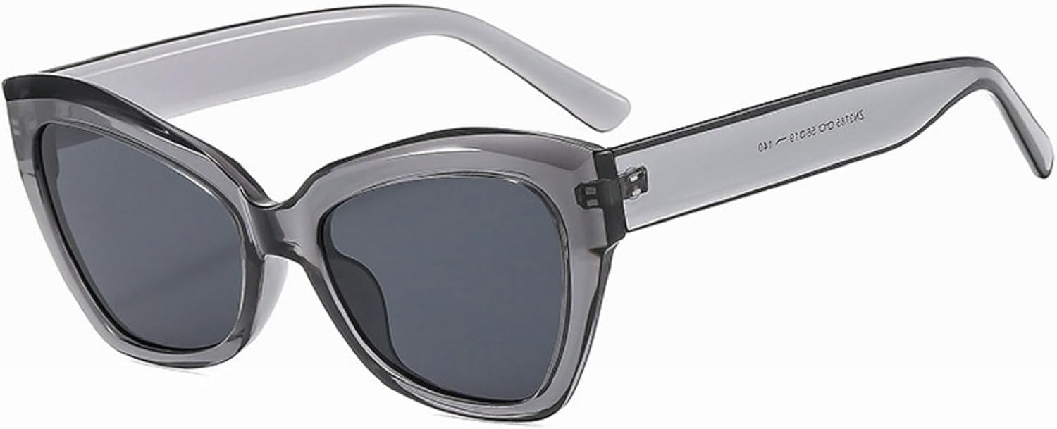 

Винтажные солнцезащитные очки «кошачий глаз» с двойным цветовым переходом, роскошные женские солнцезащитные очки UV400, модные мужские солнцезащитные очки с градиентным переходом 3785 Melrose, Grey C3