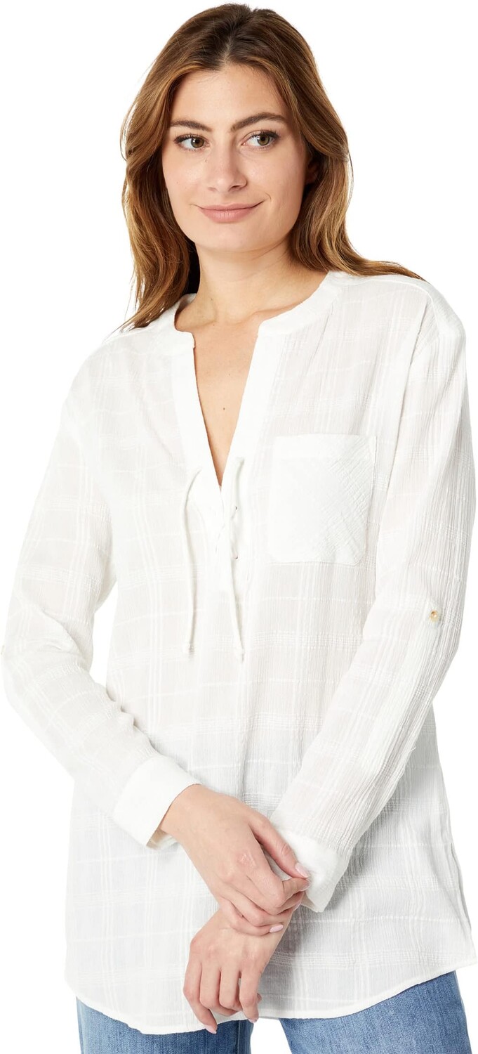 

Туника Southern Tide Marnee Textured Tunic, цвет Classic White