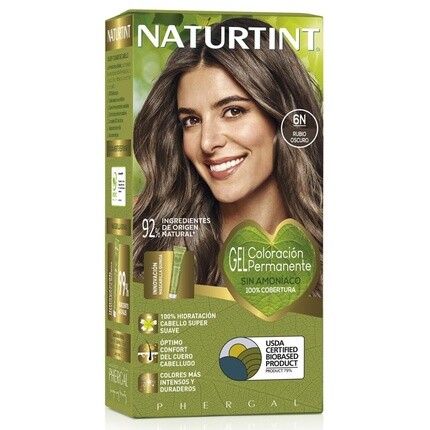 

Naturtint Краска для волос без аммиака с высоким содержанием натуральных ингредиентов 6N Темно-русый 170 мл