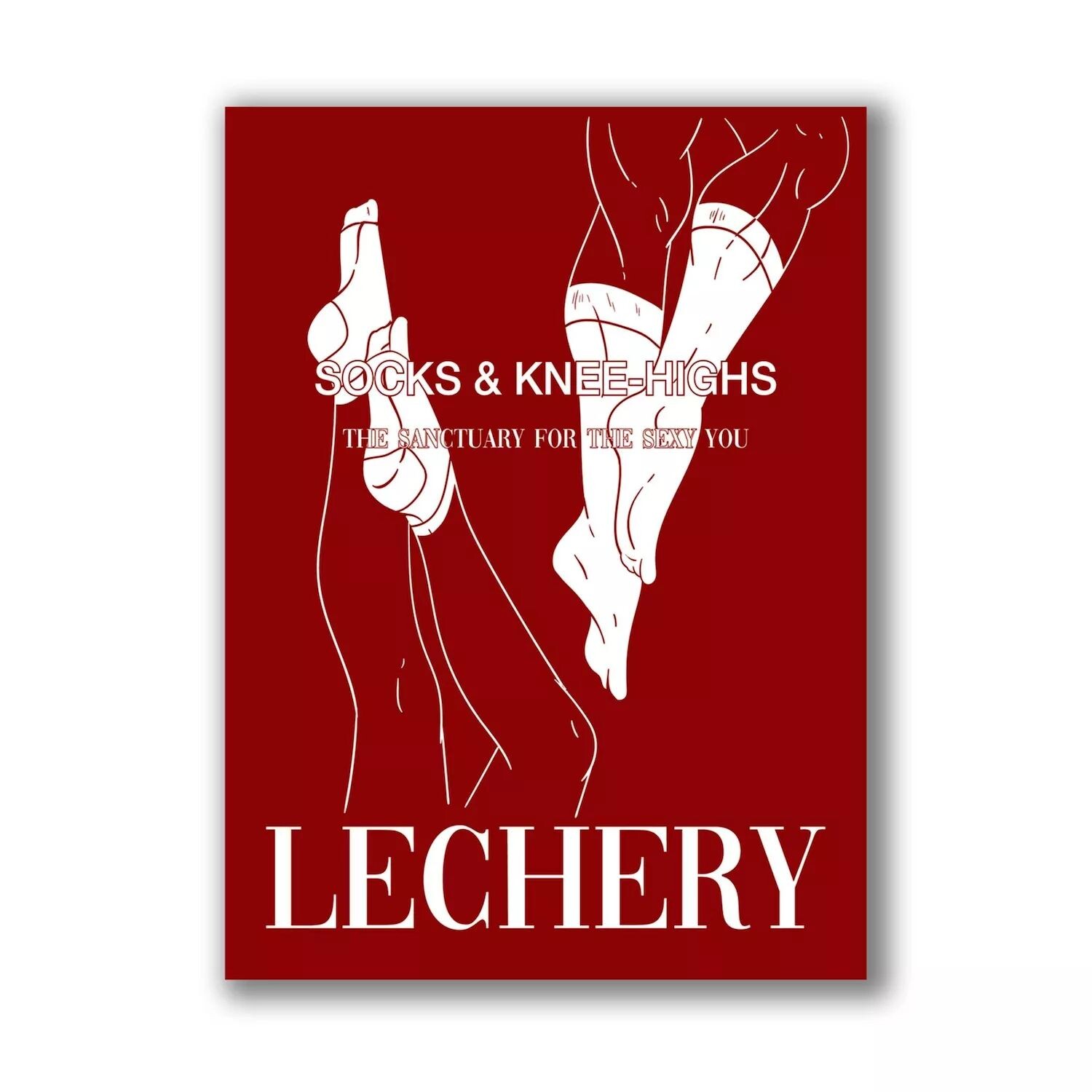 

Прозрачные гольфы итальянского производства LECHERY LECHERY, черный