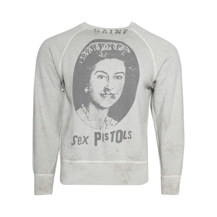 

Толстовка SAINT Mxxxxxx x Sex Pistols Queen Sweatshirt Grey, серый