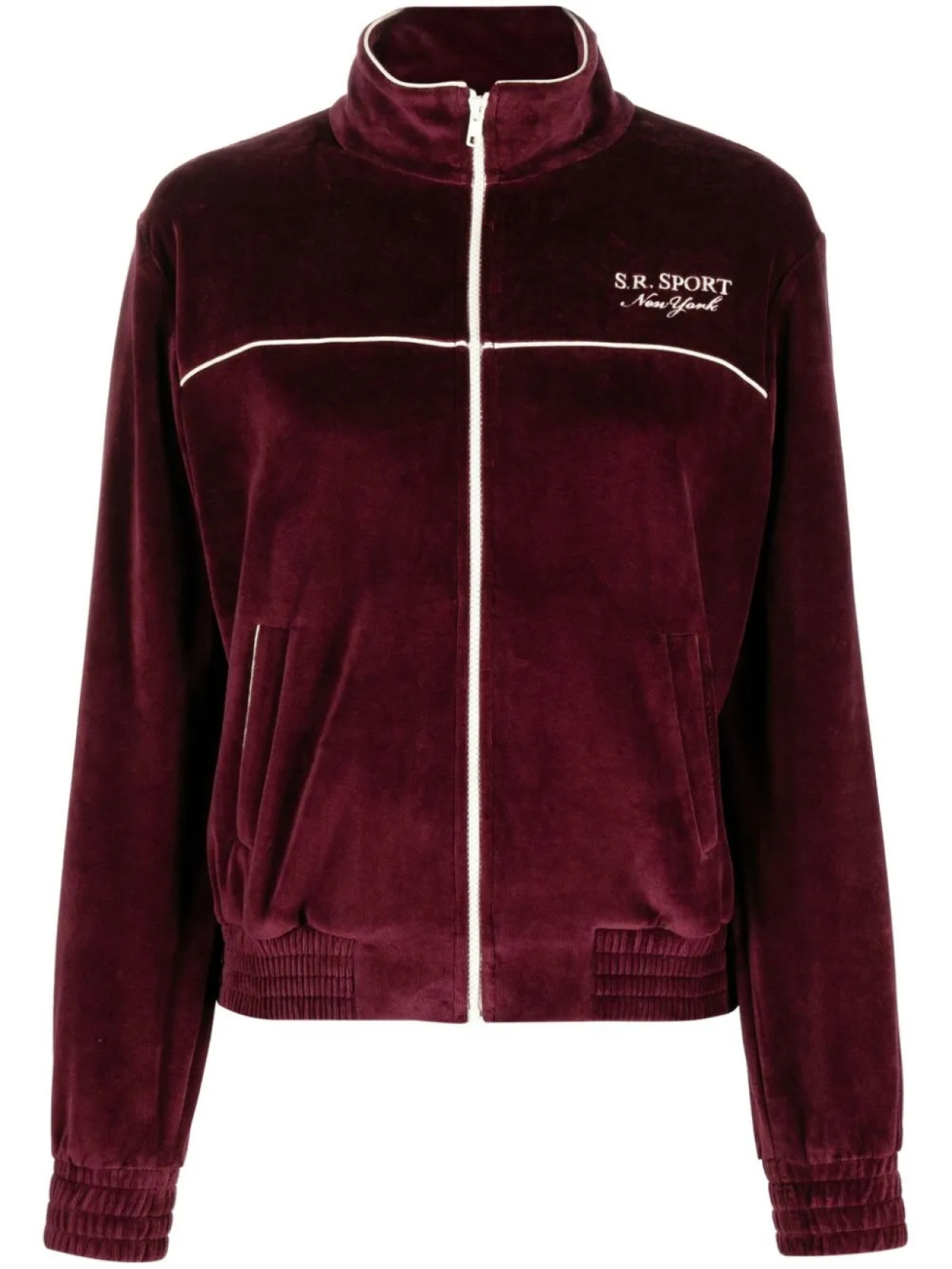 

Sporty & Rich куртка с вышитым логотипом, красный