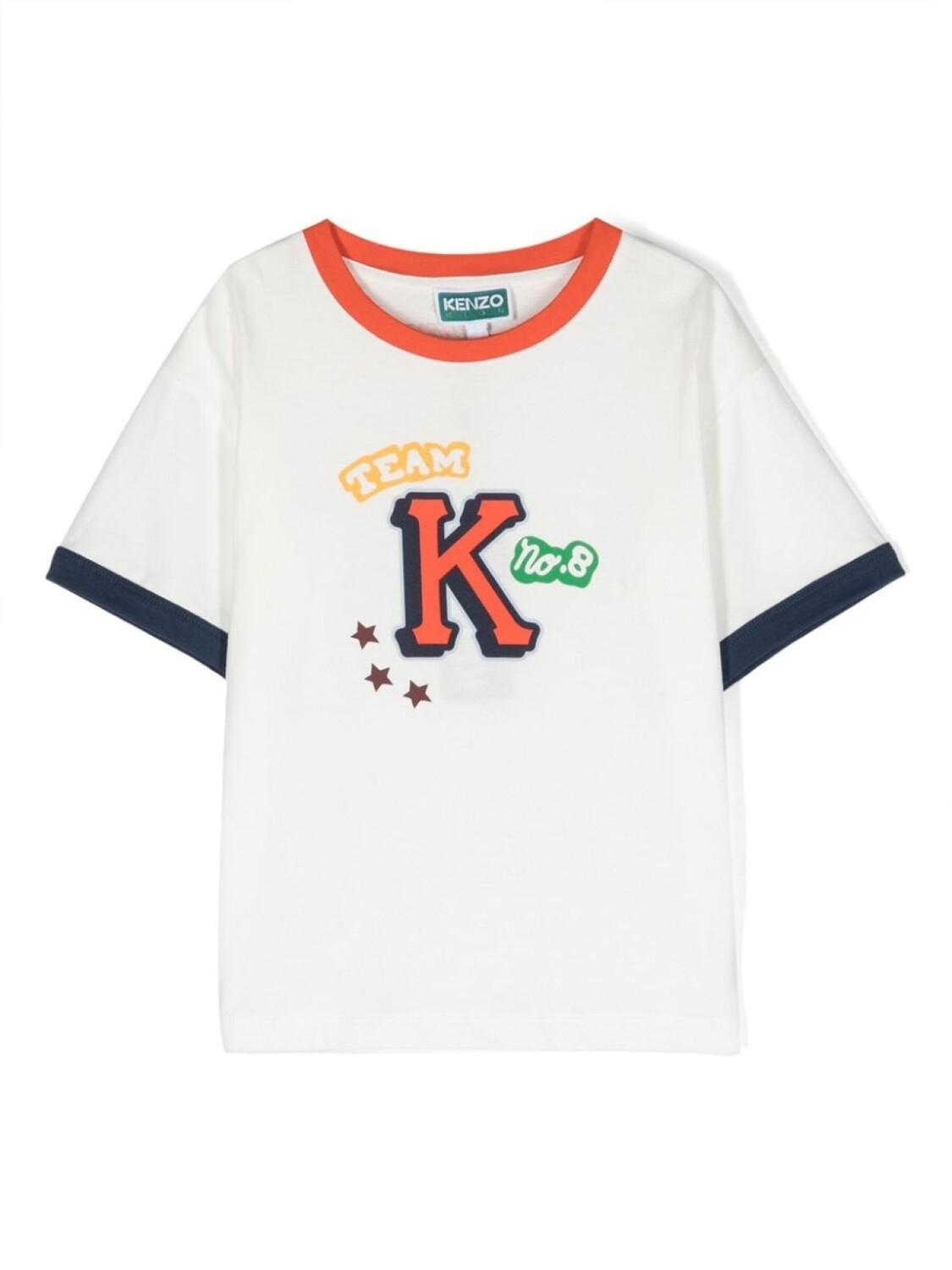 

Kenzo Kids футболка с графичным принтом, белый