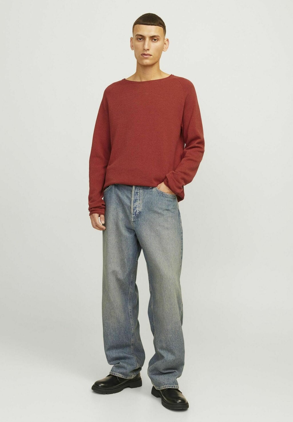 

Джемпер JJEHILL Jack & Jones, цвет Mottled Red