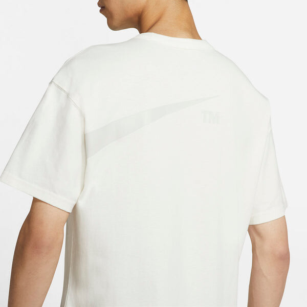 Футболка спортивная одежда swoosh футболка Nike, белый — фото 4