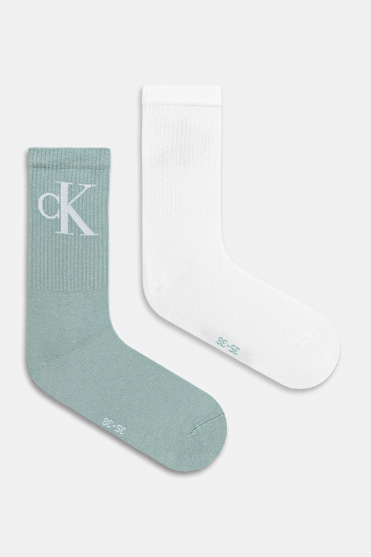 

Носки 2 пары Calvin Klein Jeans, зеленый