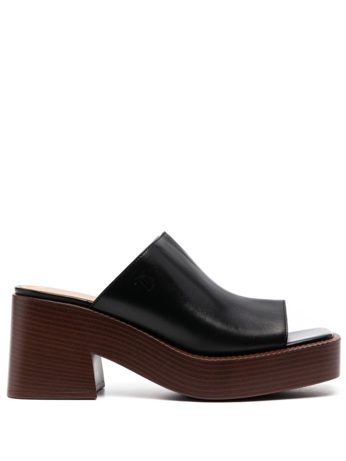 

Tod's 80mm platform mules, черный