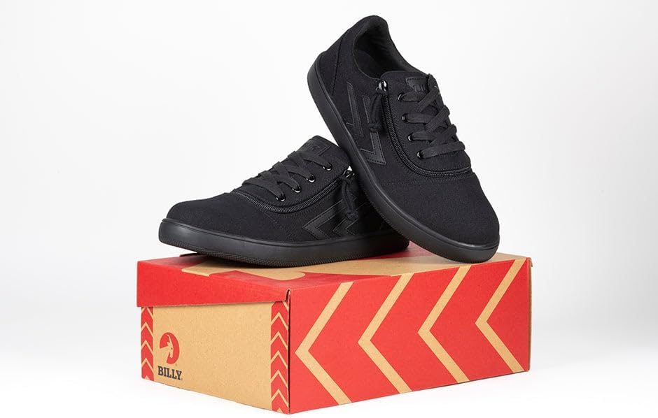 Детские кроссовки BILLY Footwear CS Sneaker Low - Искусственные материалы - Застежка-молния и шнурки - Круглый носок, черный — фото 2