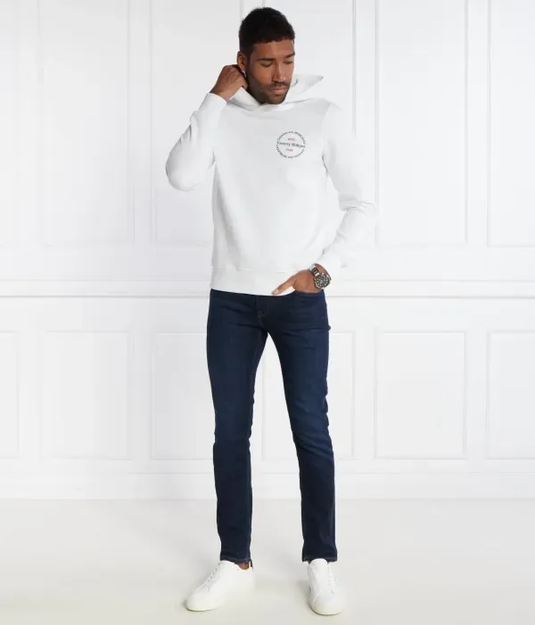 Толстовка с капюшоном ROUNDEL regular fit Tommy Hilfiger, белый — фото 2