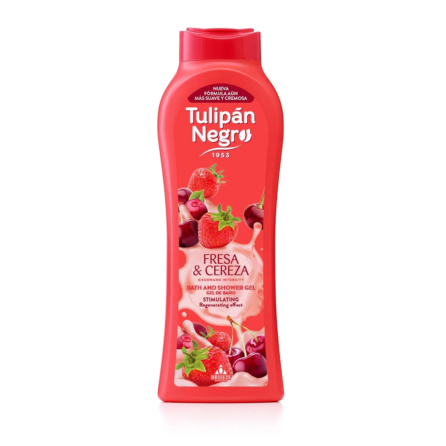 Гель для душа Tulipan Black Strawberry and Cherry, 720 мл, 6 штук Tulipan Negro — фото 2