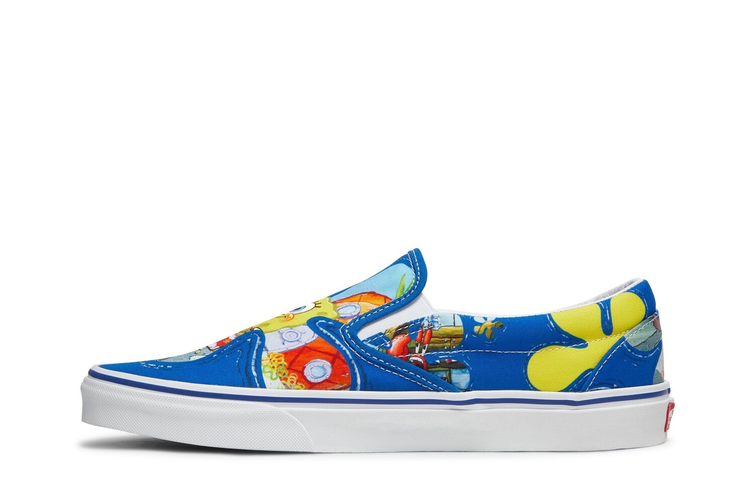 Губка Боб Квадратные Штаны x Классические слипоны Vans, синий — фото 3
