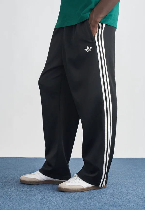 Свободные спортивные штаны из термобелья Adidas Originals, Black/White